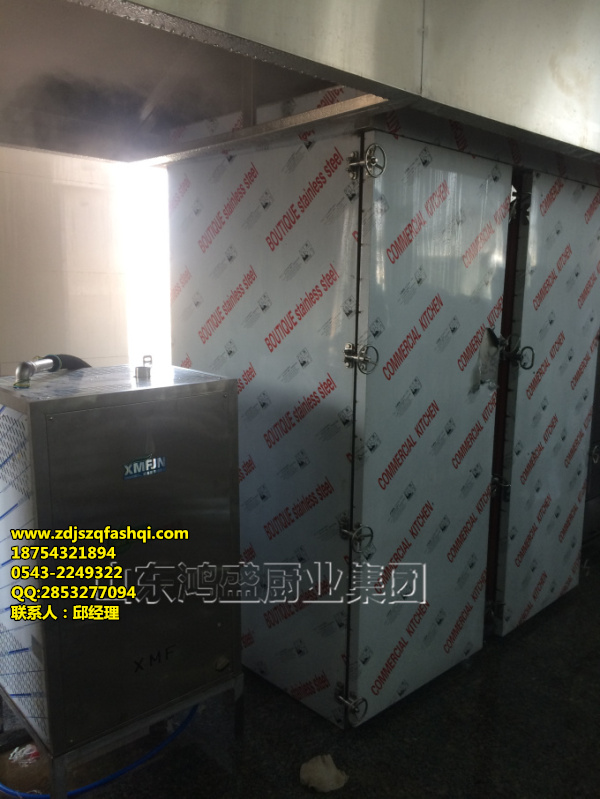 安装聚氨酯醒发箱和蒸房、醒蒸一体化蒸箱